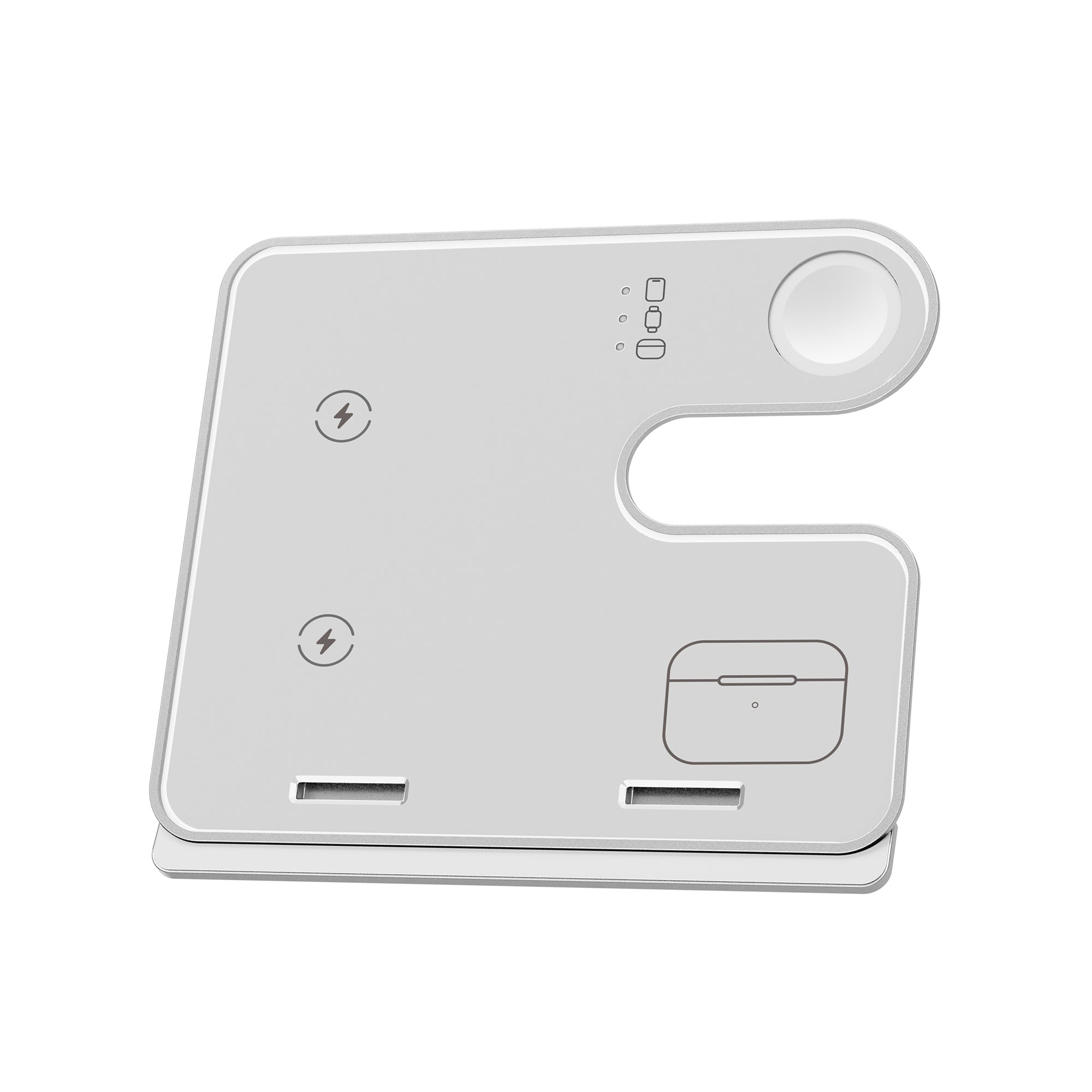 Q10C 3-in-1 15W Wireless Charger Phone Watch Earphone Charging Stand with Removable Bracket Q10C 3-in-1 15W Wireless Charger Phone Watch Earphone Charging Stand with Removable Bracket